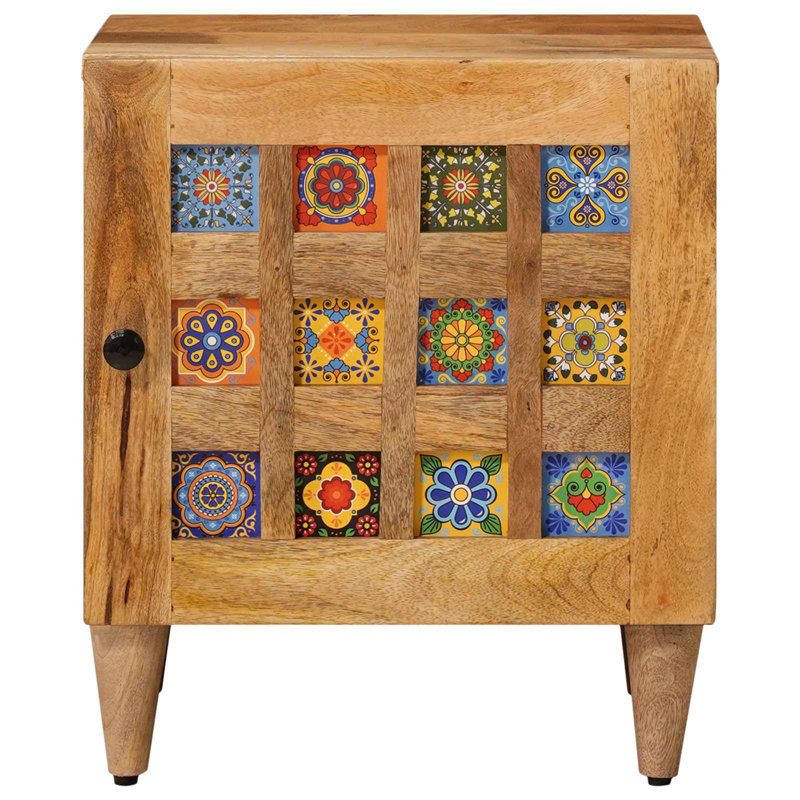 40cm W Solid Wood Bedside Table