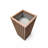Square Grove Column Planter - Medium Brown-766357478