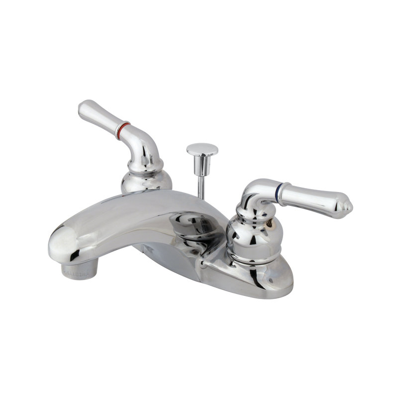 Magellan Centerset Bathroom Faucet with Drain Assembly, Polished Chrome, Without Pop Up Drain
