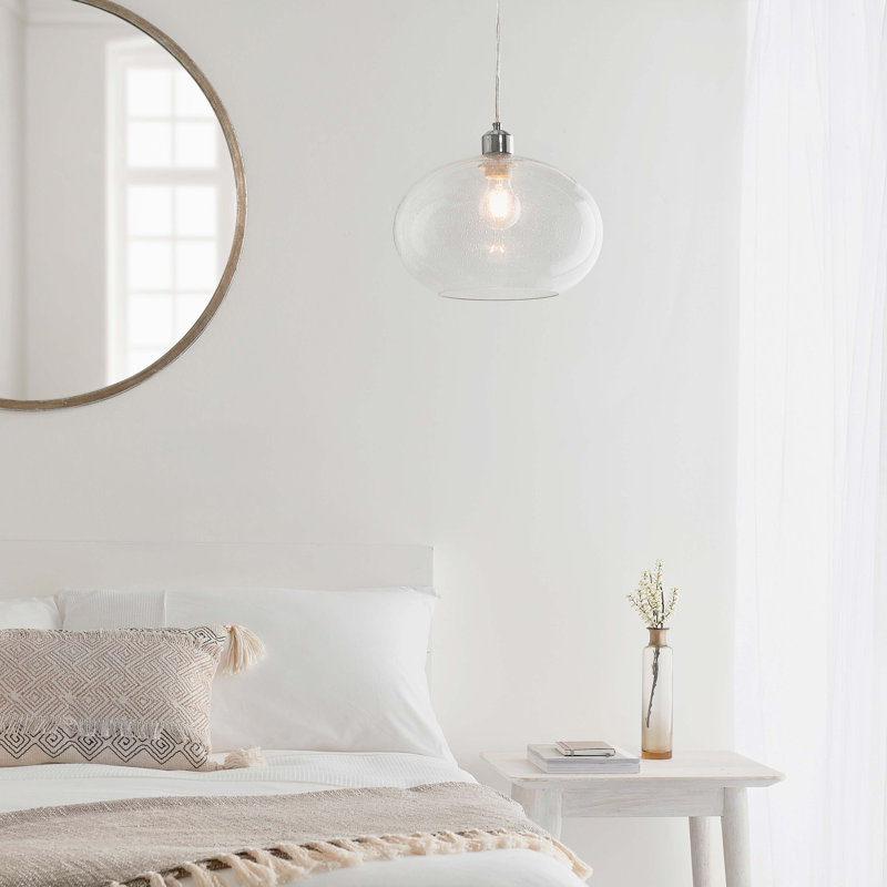 Gabor 30cm Glass Sphere Pendant Shade, Clear