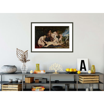 La mort d'Adonis (avec Vénus Cupidon et les trois grâces) par Peter Paul Rubens, impression giclée encadrée