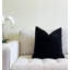 Housse de coussin en chenille unie-108655454-108655451