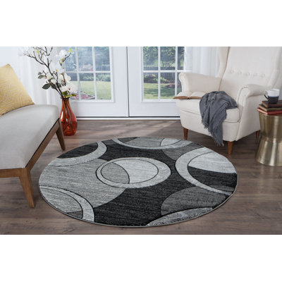 Tapis gris / noir Adonia