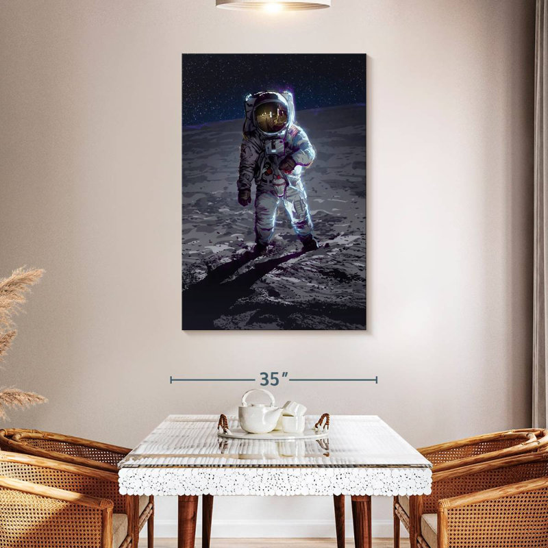 Oberle Apollo 11 Moonlanding, 48" H x 32" W