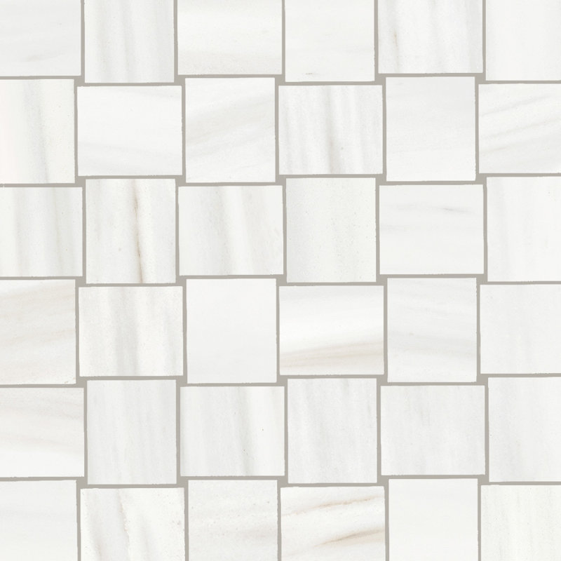 Virtue Intreccio Mosaic Matte Ombre, White