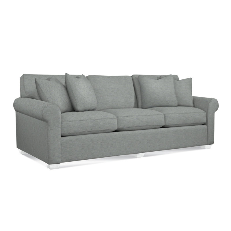 Bedford Sofa, Green Performance Fabric; 0851-54, Frost White