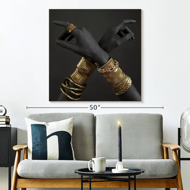 Shuttleworth Chic Hands, 33" H x 33" W