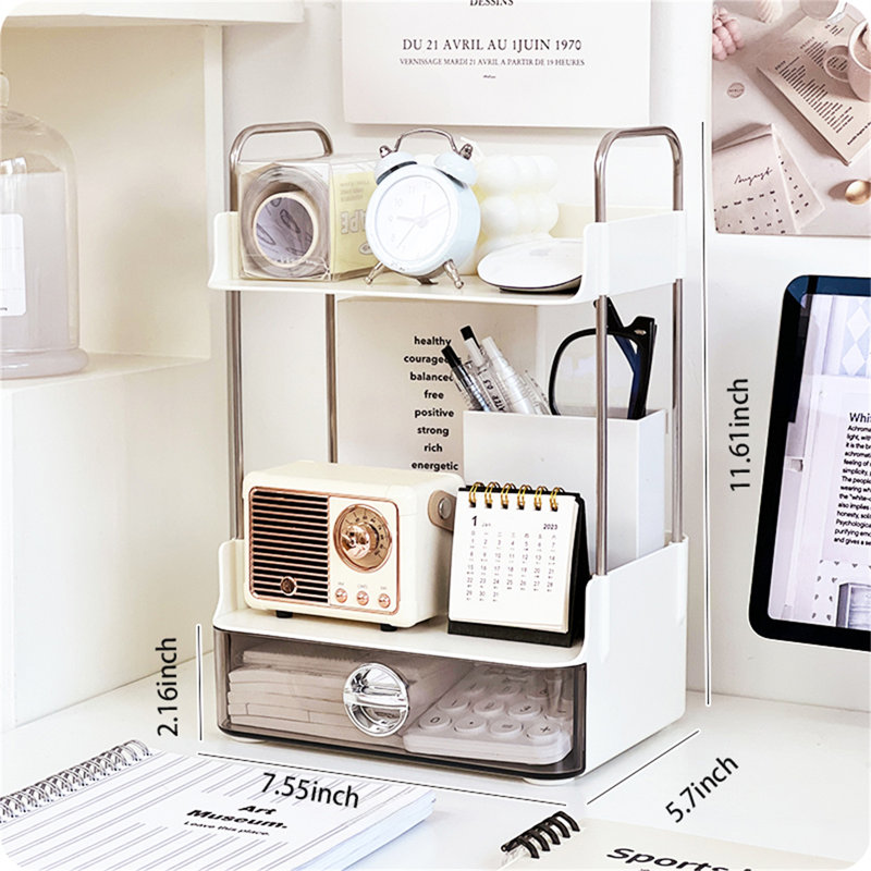 Boîte de rangement de bureau, organisateur de bureau, support de rangement de bureau
