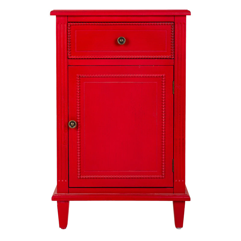Schweinzger End Table, Red