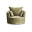 Upholstered Swivel Armchair-1903443030