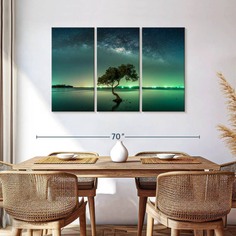 Oberle Milky Way Over Tree, 36" H x 57" W