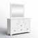 Commode combinée 5 tiroirs avec miroir 60,94 po Odum