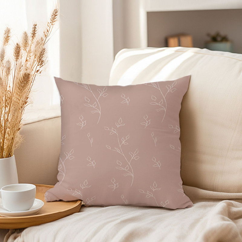 Botanical Neutral Muted Botanical IX Plants Modern Leaves, 16" x 16"