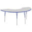 Table d'activité demi-lune thermofusionnée ajustable 72 "x 36"-21644813-21644811