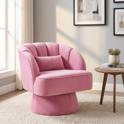Fauteuil demi-tonneau rotatif Modern