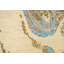 Tapis ivoire noué à la main de conception unique 9 pi 2 po x 12 pi 1 po New Age