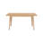 Corrine 60'' W Rectangular Solid Wood Dining Table-815142138