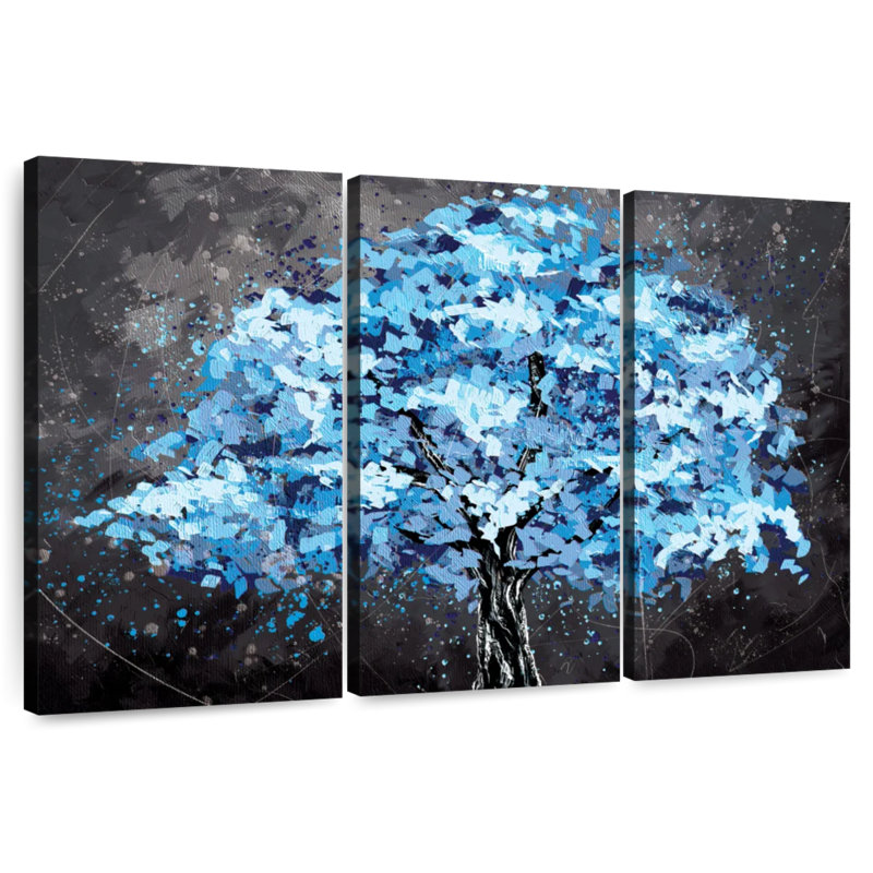 Peinture Harnek Winter Tree, H 32 po x l 50 po