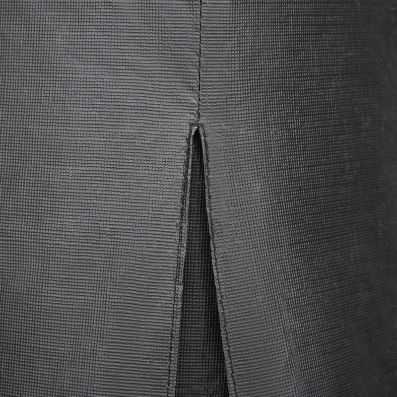 Dunkley Solid Color 100% Cotton Tablecloth, 27" x 48", Black