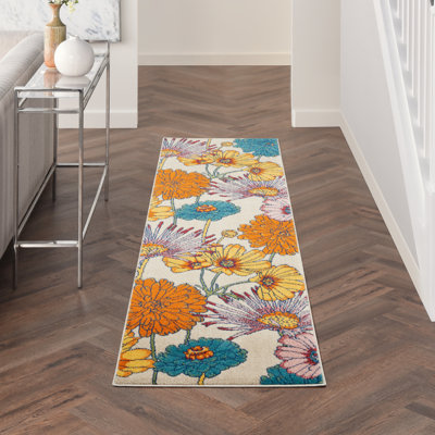 Abruscato Floral Indoor Rug