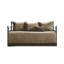 Ensemble de literie réversible 6 pièces rustique, simili suède de microfibre, décor de chalet confortable