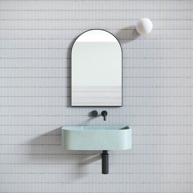 Modern and Contemporary Bathroom / Vanity Mirror, Black, 20 in. x 30 in.