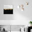 «Abstract Midway in Black and White Paint», reproduction d'art graphique sur toile tendue-23207556-66921574