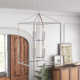 Ellis 8 Light Metal Dimmable Lantern Chandelier