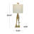 Lubbers Resin Buffet Lamp