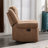margena 40.6'' wide classic and super soft faux leather glider manual recliner with nailed trim