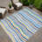Machine Washable Indoor/Outdoor Micelotta ACN2333 Stripes Rug-794517251