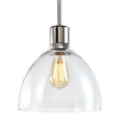 Luminaire suspendu en forme de dôme à 1 lumière Farella