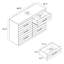 Commode 6 tiroirs 46,5 po Avigail-2042316351