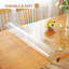Housse de protection pour table transparente 24 x 48 pouces, 2 mm d'épaisseur | Protecteur de table rectangulaire en plastique transparent en PVC transparent, tapis de protection de bureau pour cuisine, commode, bureau d'écriture, table de salle à manger