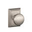 Andover Knob with Addison Trim Hall and Closet Lock-22334615