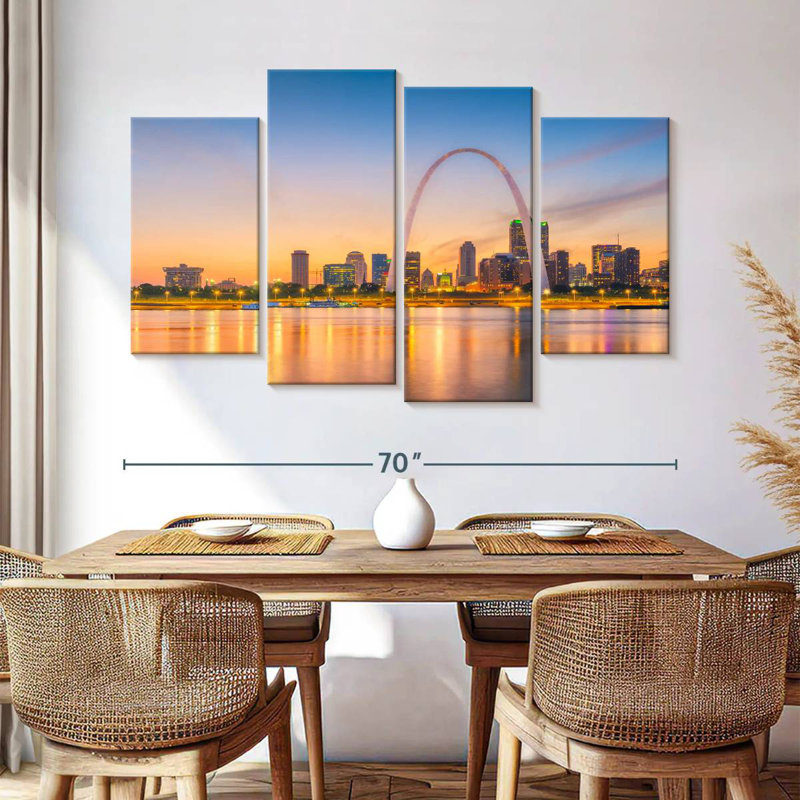 Keesha St. Louis, coucher de soleil sur l'horizon, H 42 po x l 68 po