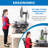 Mount-It! Height Adjustable Standing Desk Converter with Bonus Dual Monitor Mount Included, 36 Inch
