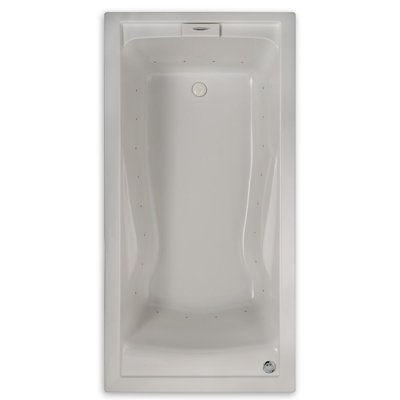 Evolution 74.75'' x 38.5'' Undermount Fiberglass Bathtub