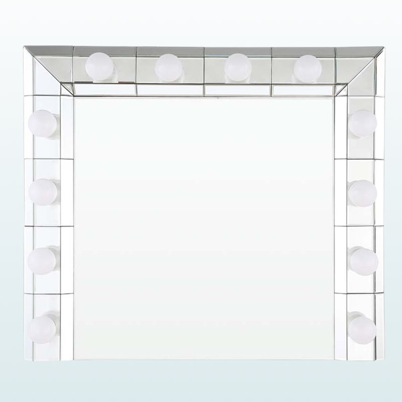 Mirrored Dominic Accent Mirror