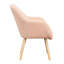 Fauteuil à oreilles Charlie avec pieds en bois massif Sherpa-1407721055