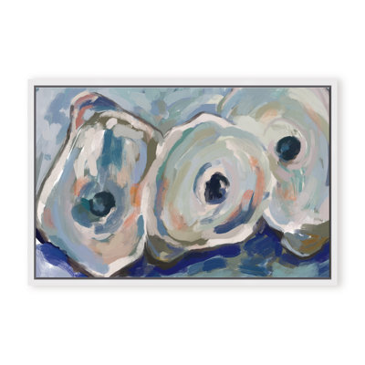 Coastal Retreat Pearlescent Elegance: Oyster Abstract