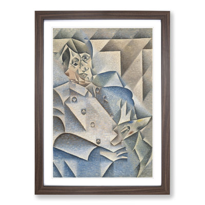 Portrait of Pablo Picasso by Juan Gris - Picture Frame Painting