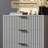 48" Tall Fluted 5 Drawer Dresser for Bedroom, Modern Chest of Drawers with Deep Storage Organizer-1267299172