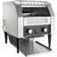Grille-pain à convoyeur professionnel, 300 tranches/heure, four grille-pain professionnel robuste en acier inoxydable, grille-pain électrique professionnel pour petits pains, bagels et pains.