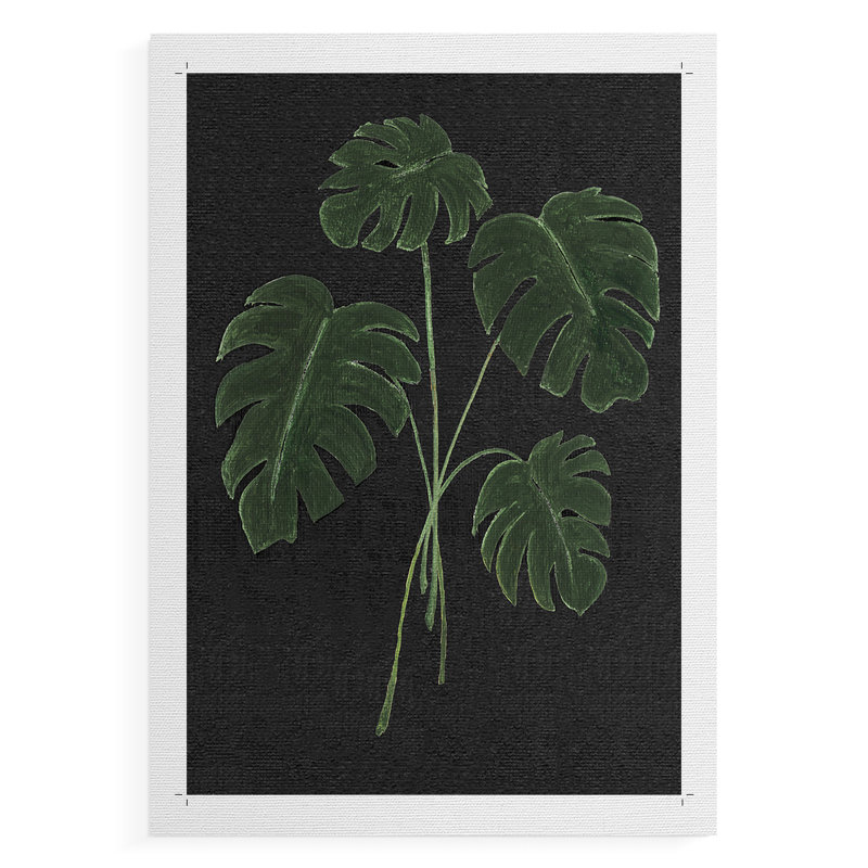 Simple Tropics I - Impression sur toile seulement - NON-CADRE, H 18 po x l 12 po
