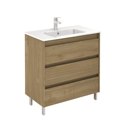 Meuble-lavabo Malle l 32 po x H 34 po x P 19 po