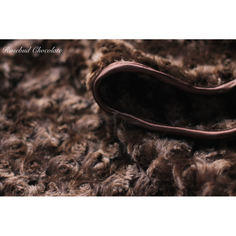 Couverture pour chien Rosebud, 34 po x 29 po, Chocolat