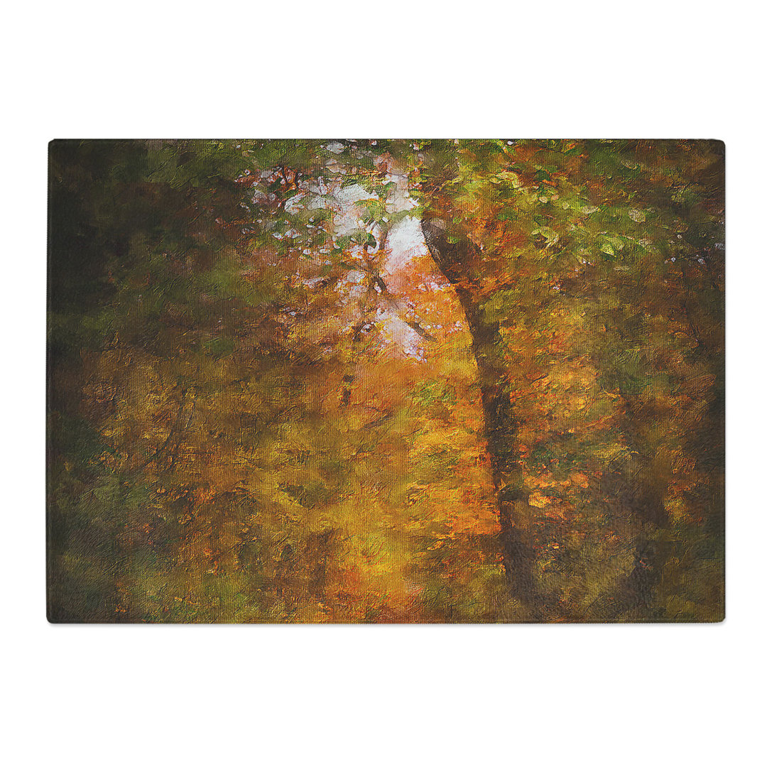 Tempered Glass Path Through the Forest Chopping Board