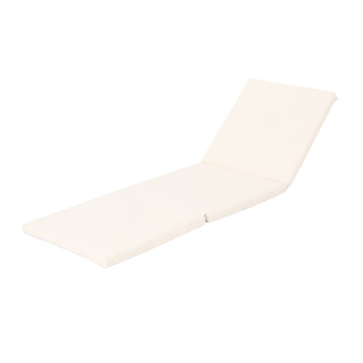 Coussin de fauteuil coulissant extérieur crème, eau - P 76,88 po x l 25,58 po x H 2,01 po, aucun assemblage requis pour un coussin de véranda confortable dans l'eau
