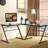 Riko Rectangle 2 Person 150cm L Modular Computer Table